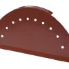 PRECIT Afsluitkap Voor Halfronde Nokvorst RAL 3009 Oxiderood 280 Mm