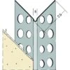 Hoekbeschermer 1029H-2600 Mm, Verzinkt Wit Voor Pleisterlaagdikte 1 Mm