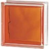 Glasblok Oranje Wolk Brilly 19x19x8 Cm