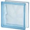 Glasblok Azuur Wolk 19x19x8 Cm