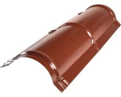 PRECIT Nokvorst Halfrond Dakpanplaat Metaal RAL 3009 Oxiderood 1000 X 280 Mm