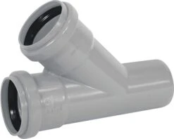 MARTENS T-stuk PVC 2 X Manchetmof 45° 50 Mm