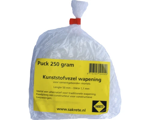 SAKRETE Kunststofvezel Wapening 250 G