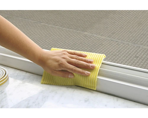 FIX-O-MOLL Premium Rubber Tochtband E Zelfklevend Wit 9 Mm X 6 M - Afbeelding 3