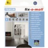 FIX-O-MOLL Premium Rubber Tochtband D Zelfklevend Bruin 9 Mm X 6 M