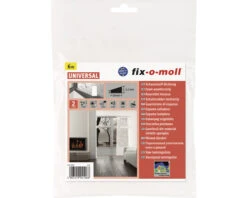 FIX-O-MOLL Universal Schuimrubber Tochtband Zelfklevend Wit 10 Mm X 1-3,5 Mm X 6 M