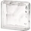 Glazen Bouwsteen Wolke Dubbele Eindsteen Wit 19 X 19 X 8 Cm